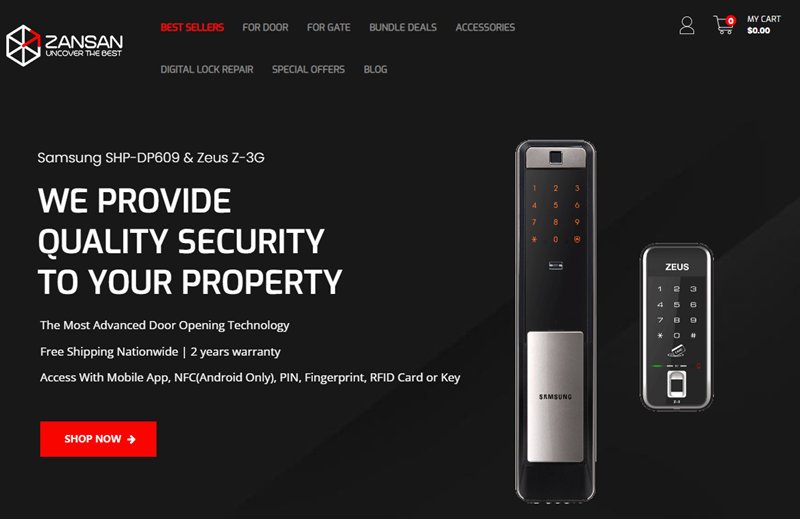 ZANSAN smart lock pic